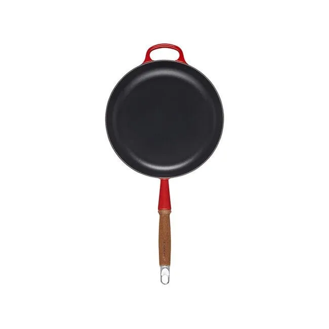 Le Creuset Fry Pan 10.25 Alpine Wood Handle