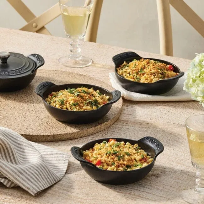 Le Creuset Gourmand Collection Braiser with Lid - Licorice - Set of Four