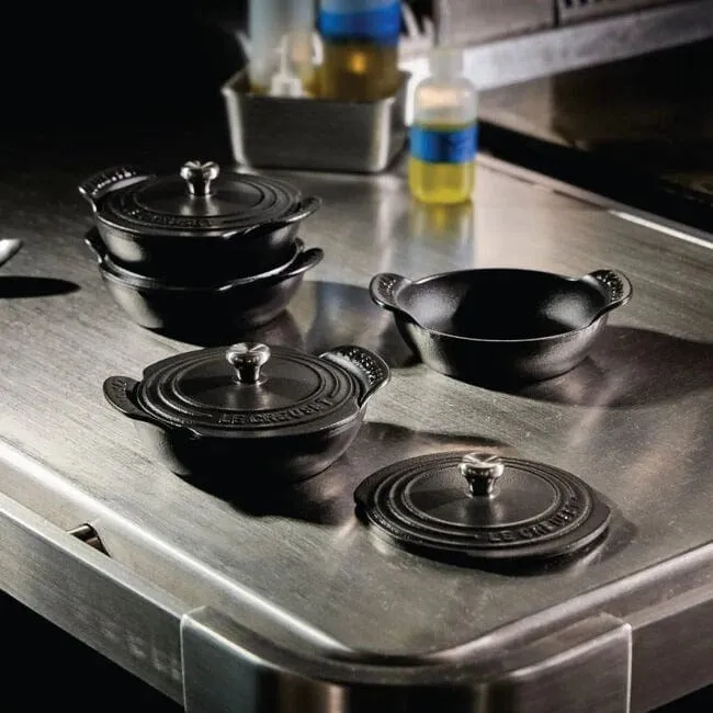 Le Creuset Gourmand Collection Braiser with Lid - Licorice - Set of Four