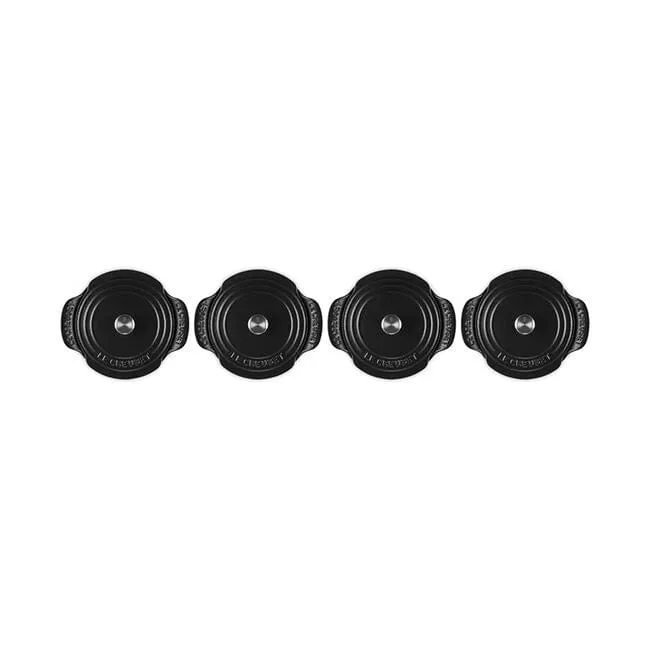 Le Creuset Gourmand Collection Braiser with Lid - Licorice - Set of Four