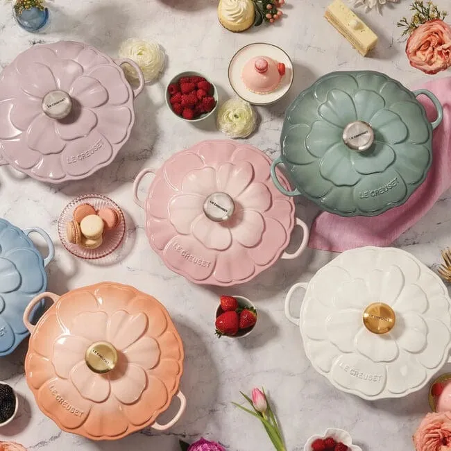 Le Creuset Petal Braiser - Multiple Colors