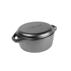 Lodge Chef Double Dutch Oven.  6 Qt.