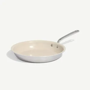 MADE IN CeramiClad Non-Stick Fry Pan - Ceramic Coating. no PFAS. No PFOA - Made in USA - 8. 10. 12