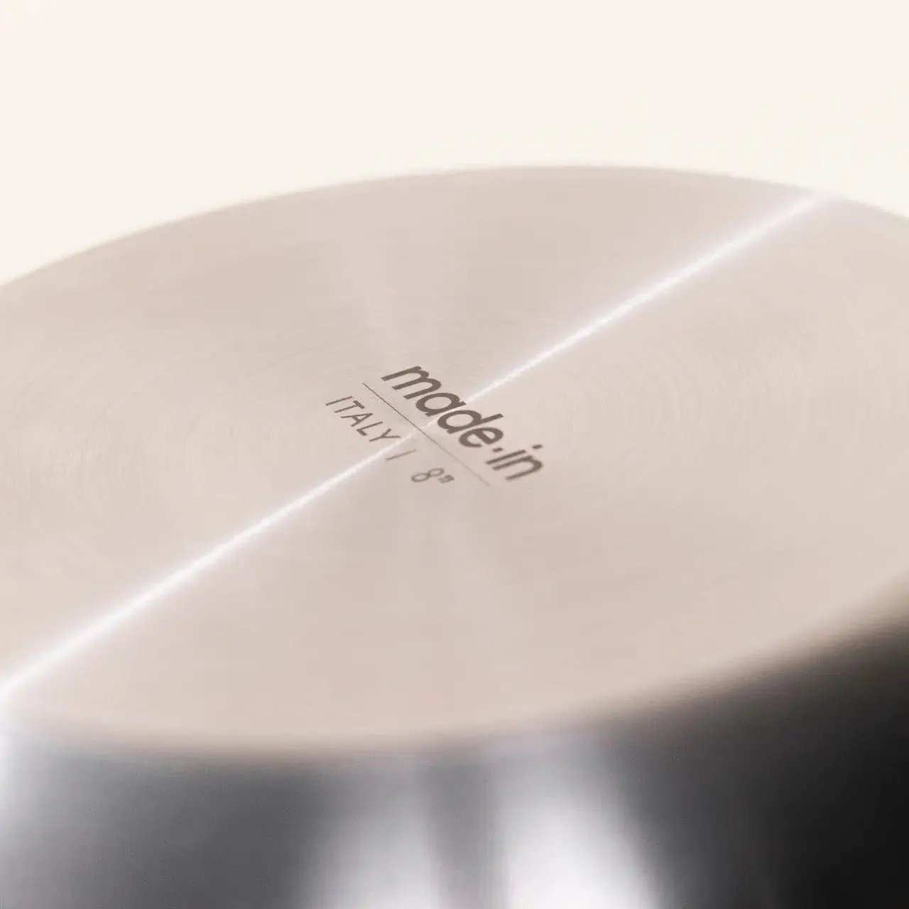 MADE IN Stainless 5-Ply Steel Fry Pan - 8. 10. 12 - Induction Friendly. Lifetime Warranty