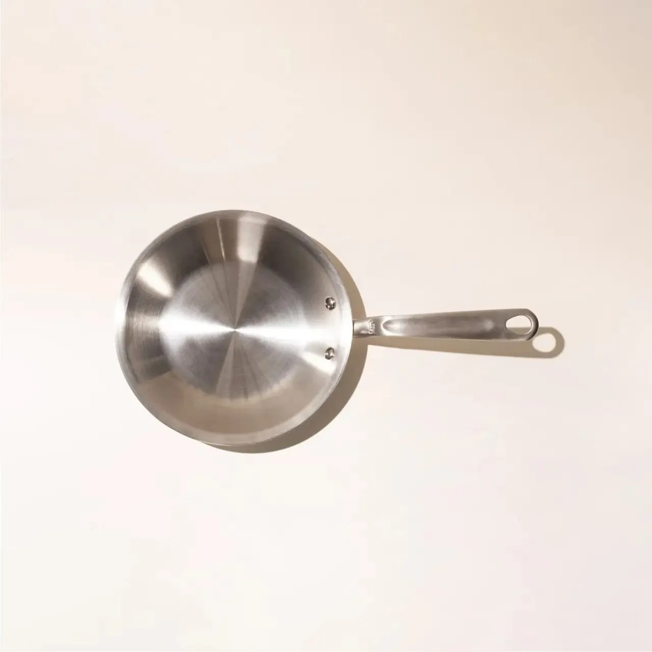 MADE IN Stainless 5-Ply Steel Fry Pan - 8. 10. 12 - Induction Friendly. Lifetime Warranty
