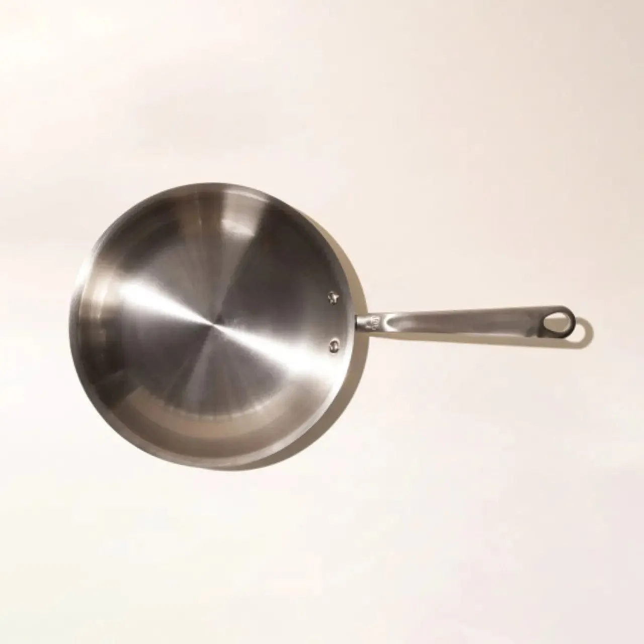 MADE IN Stainless 5-Ply Steel Fry Pan - 8. 10. 12 - Induction Friendly. Lifetime Warranty