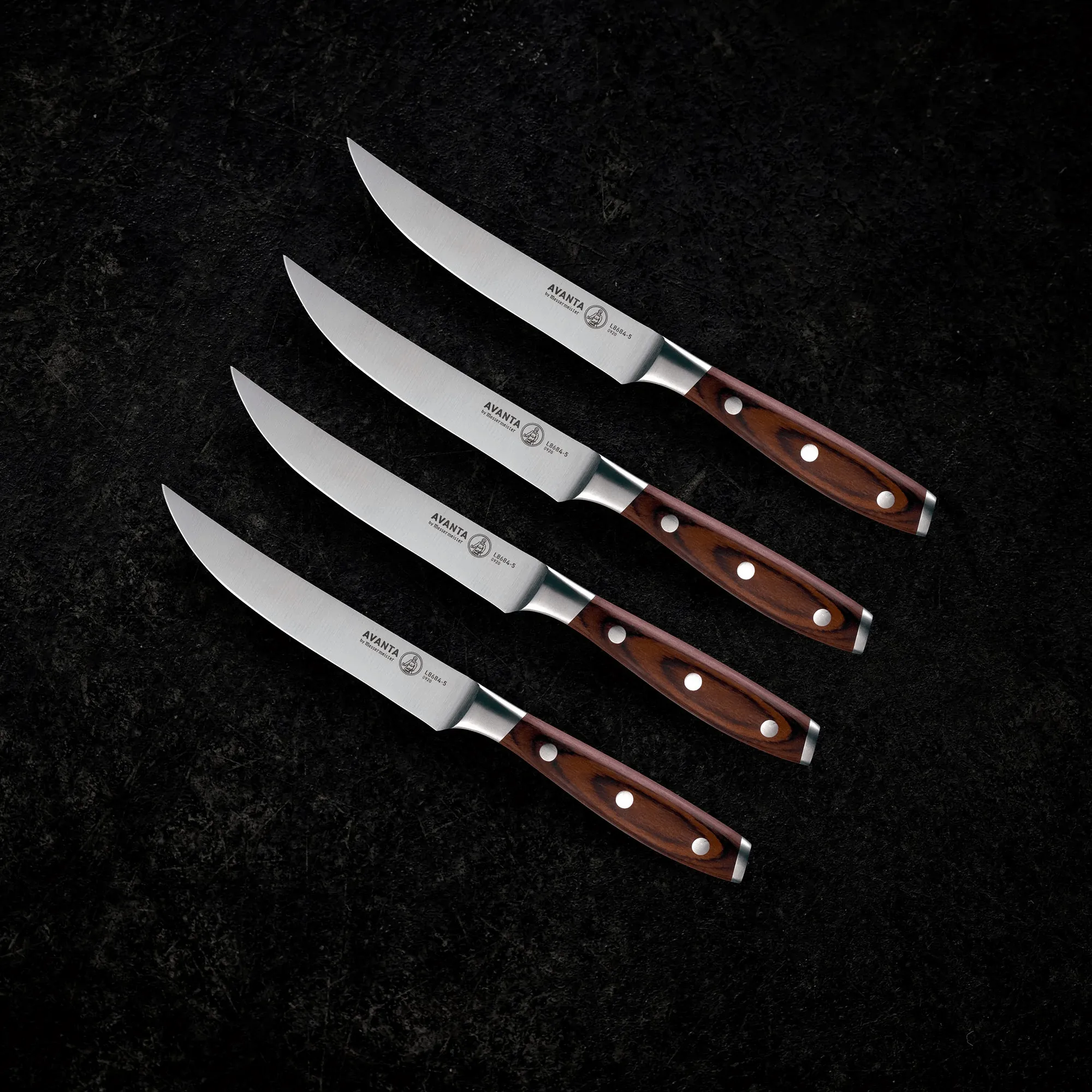 Messermeister Avanta Fine Edge Steak Knife Set. 4 Pc