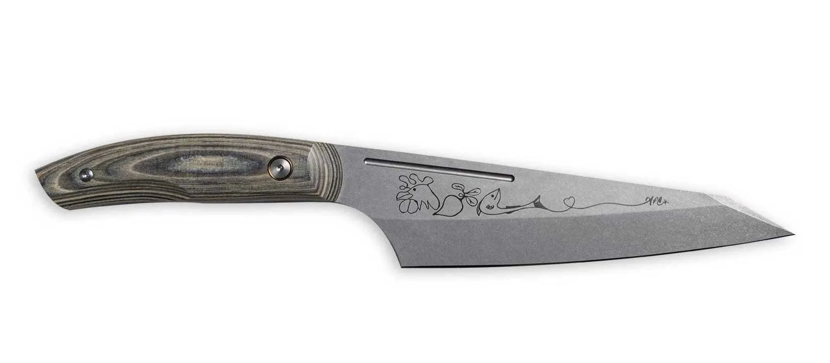 Messermeister Carbon Steel Chef's Knife. 6.5