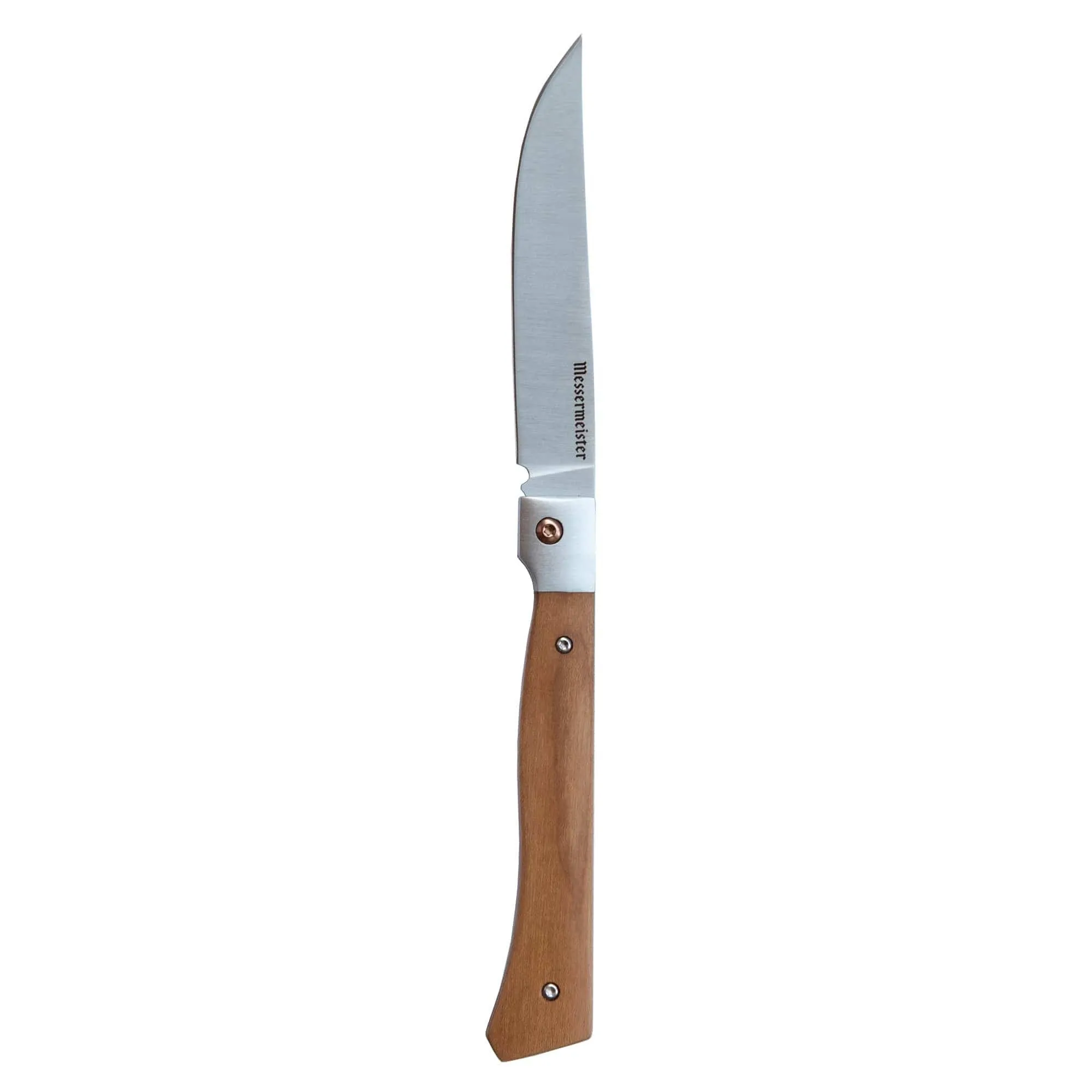 Messermeister Folding Steak Knife Set (4) in Leather Roll