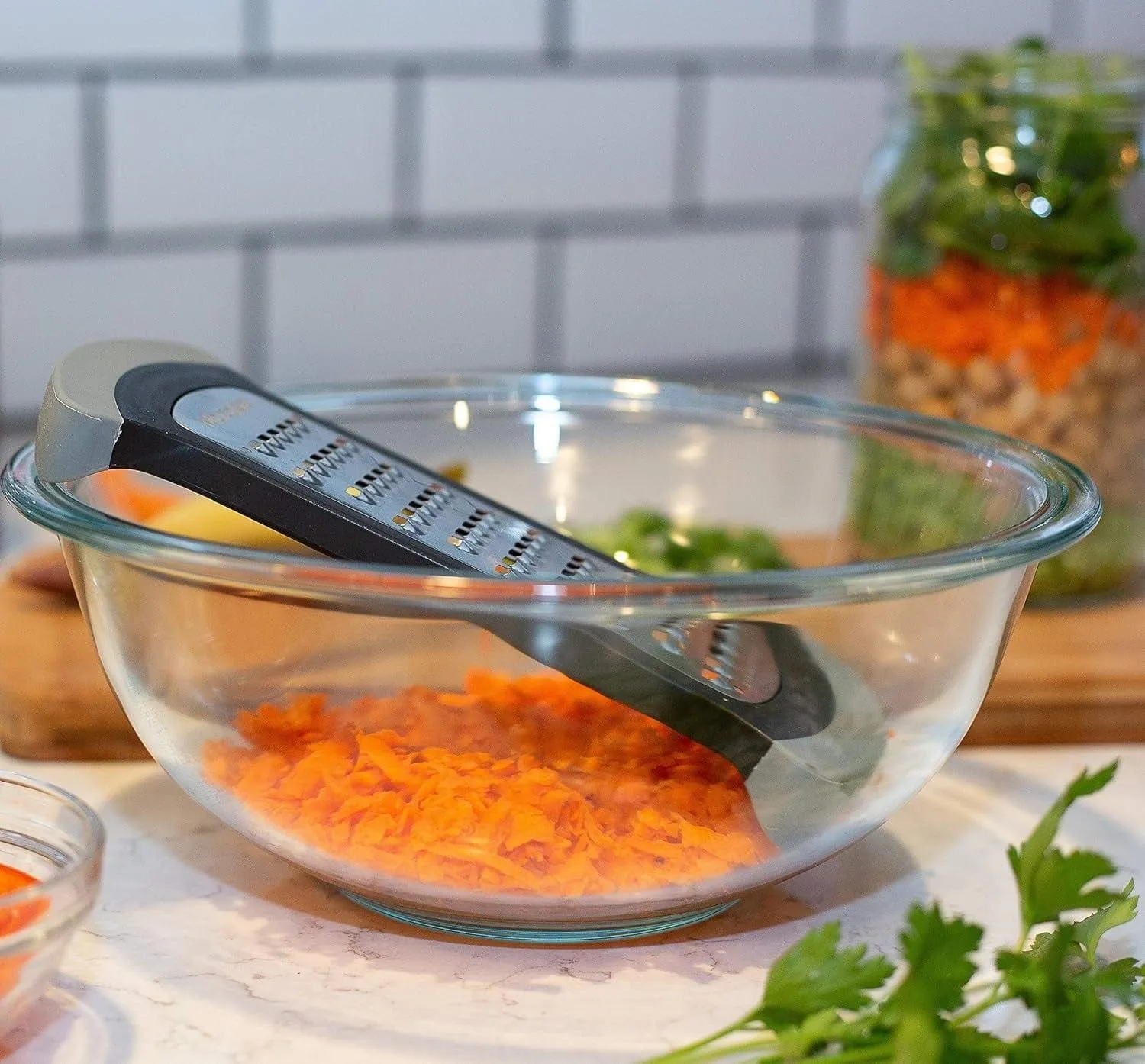 Microplane Extra Coarse Mixing Bowl Grater