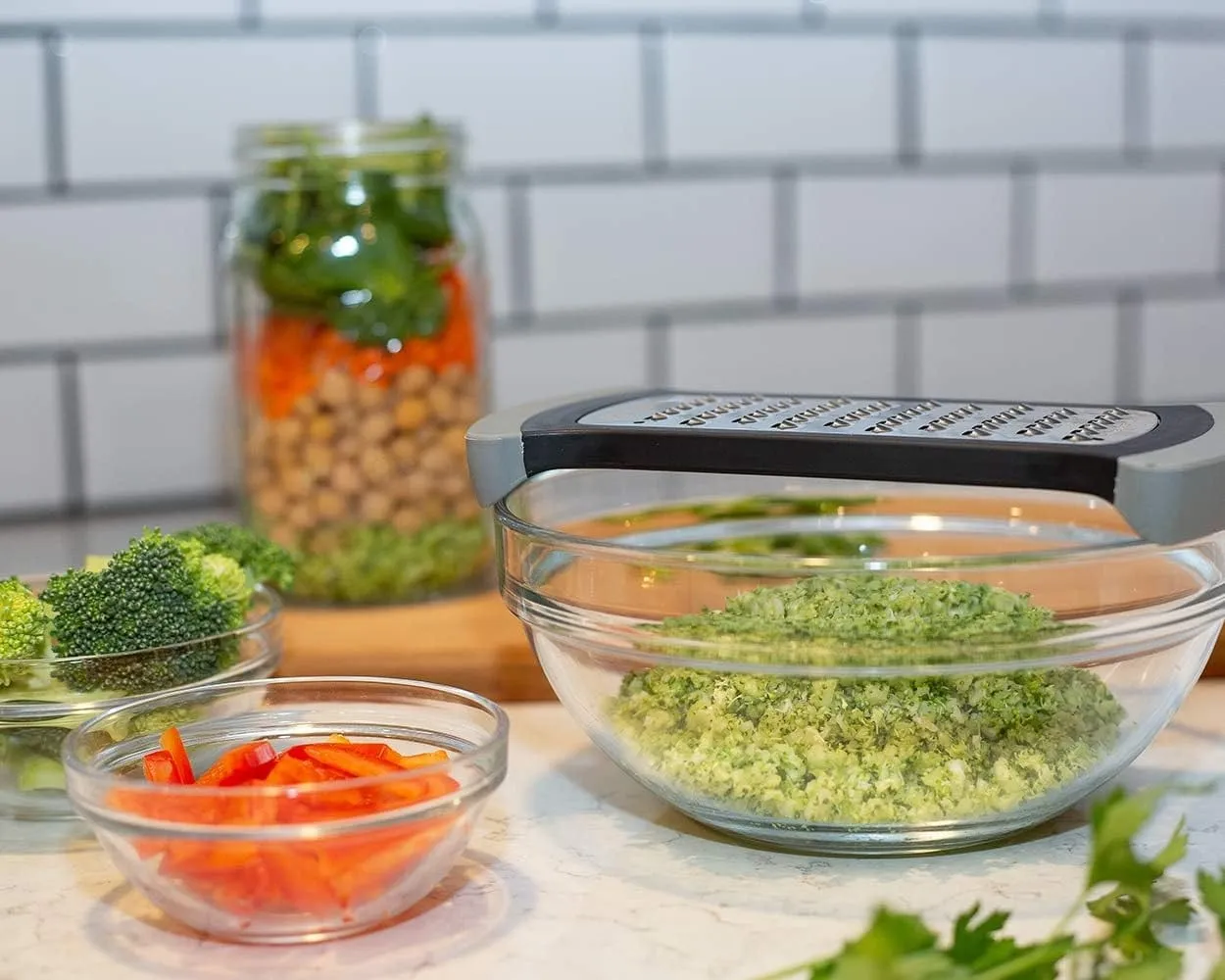 Microplane Extra Coarse Mixing Bowl Grater