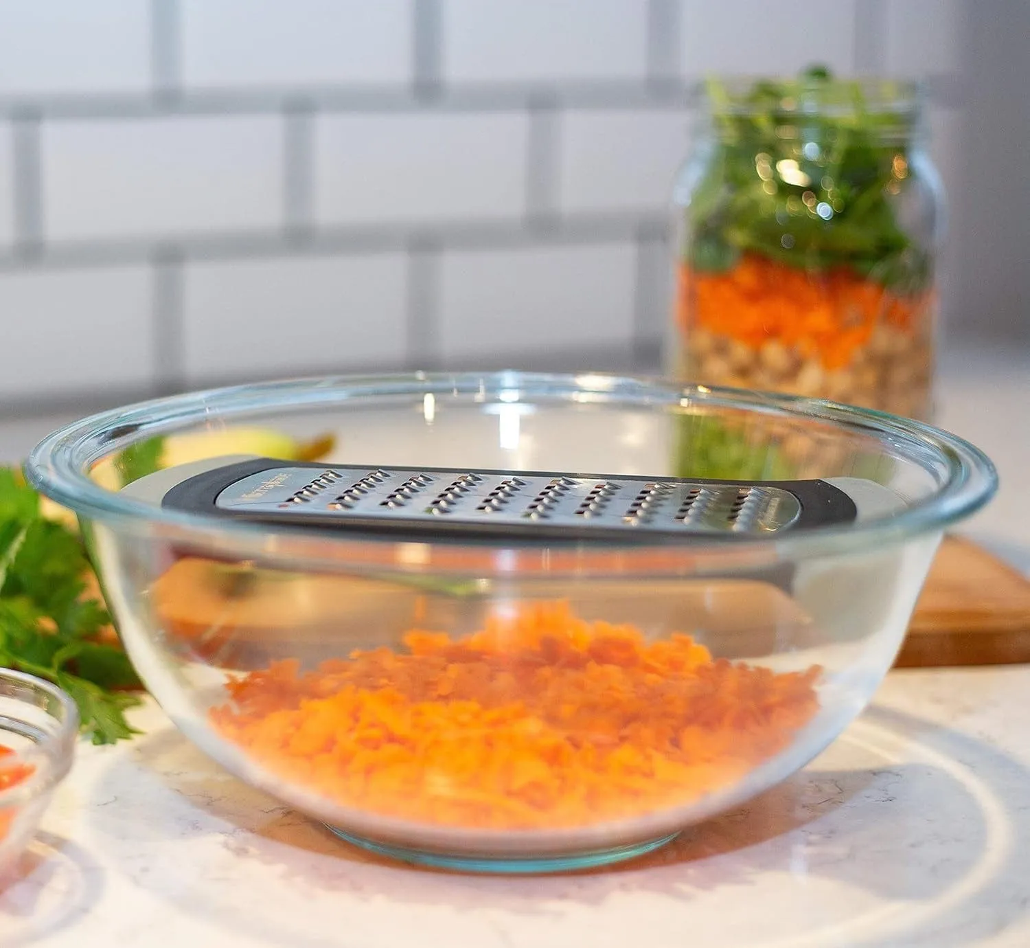 Microplane Extra Coarse Mixing Bowl Grater