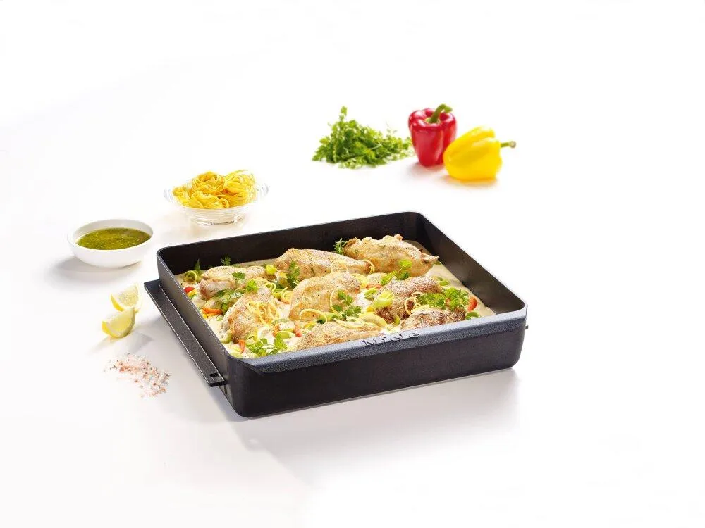 Miele HUB6235 Hub 62-35 - Induction Gourmet Casserole Dish For Frying. Braising And Gratinating.