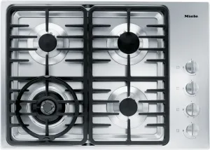 Miele KM3465GSTAINLESSSTEEL Km 3465 G - Gas Cooktop With A Dual Wok Burner For Particularly Wide Ranging Burner Capacity.