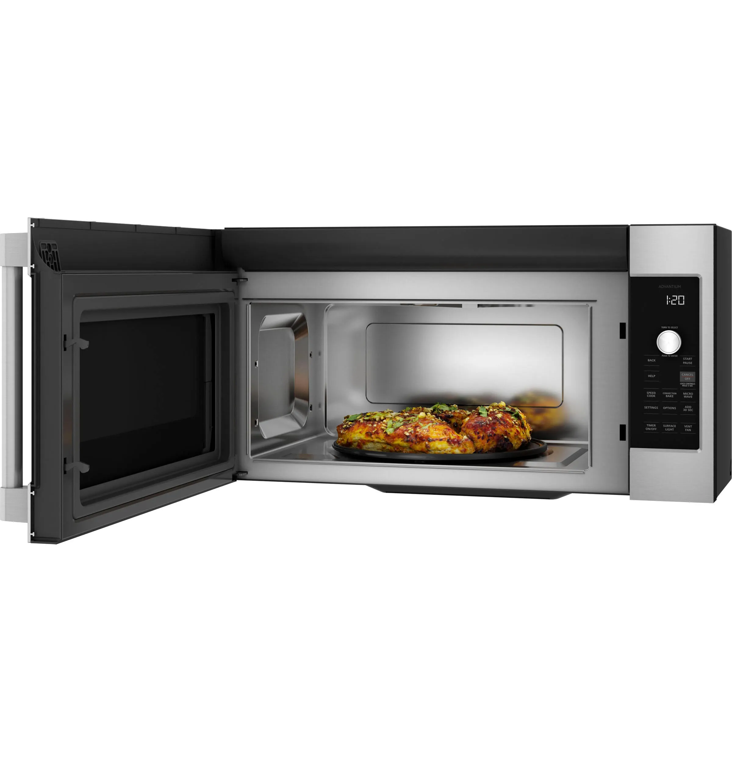 Monogram ZSA1202PSS Monogram Advantium 120 Above-The-Cooktop Speedcooking Oven