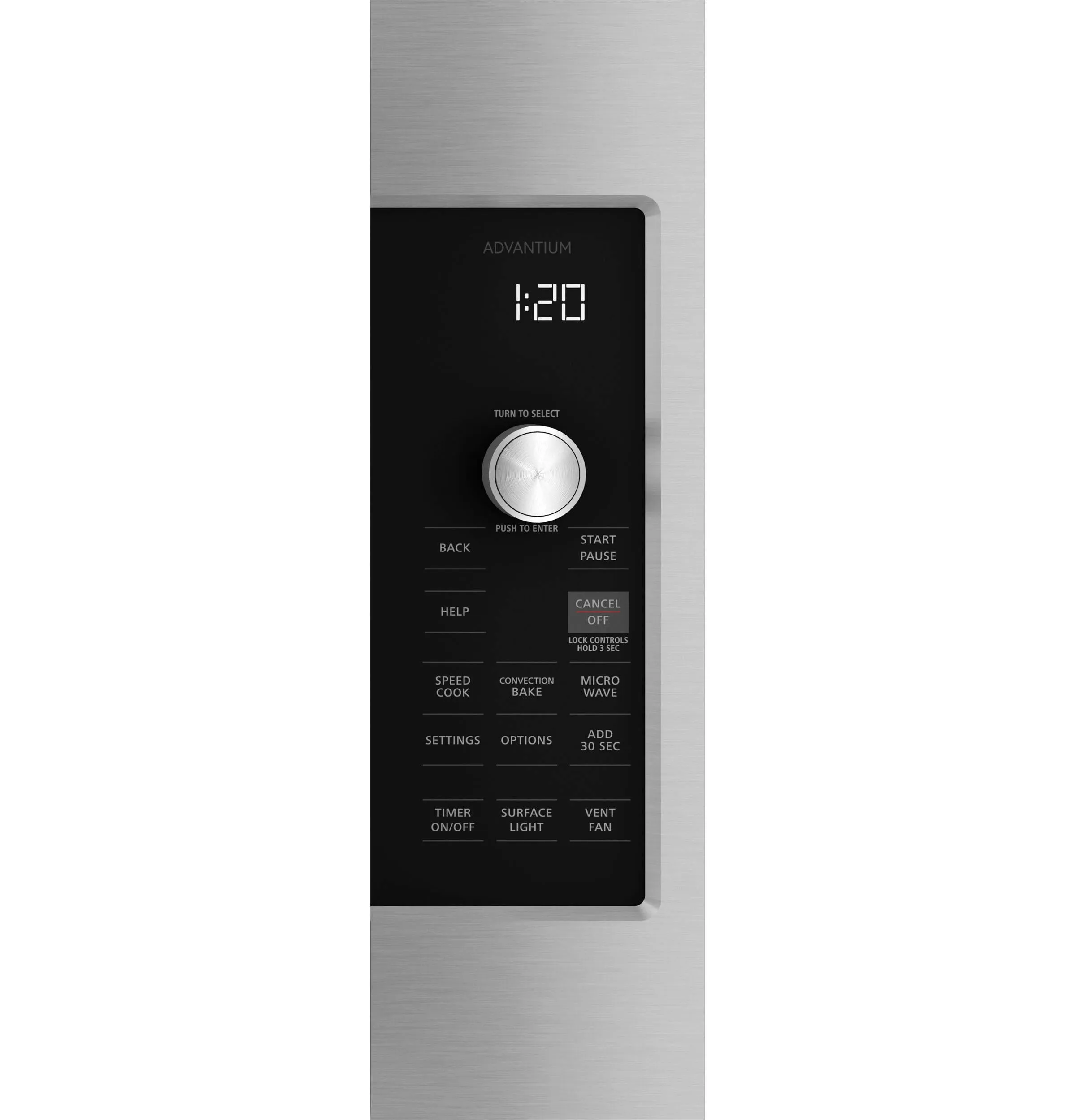 Monogram ZSA1202PSS Monogram Advantium 120 Above-The-Cooktop Speedcooking Oven