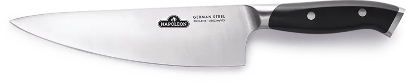 Napoleon Bbq 55211 Chef'S Knife Razor-Sharp German Steel With Excellent Edge-Retention