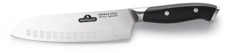 Napoleon Bbq 55212 Santoku Knife Razor-Sharp German Steel With Excellent Edge-Retention