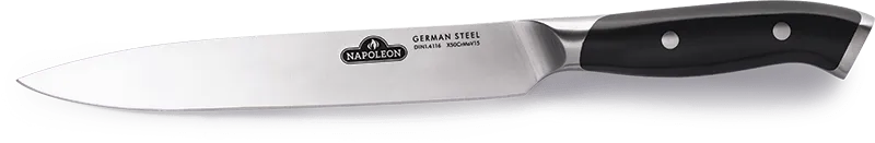 Napoleon Bbq 55213 Carving Knife Razor-Sharp German Steel With Excellent Edge-Retention