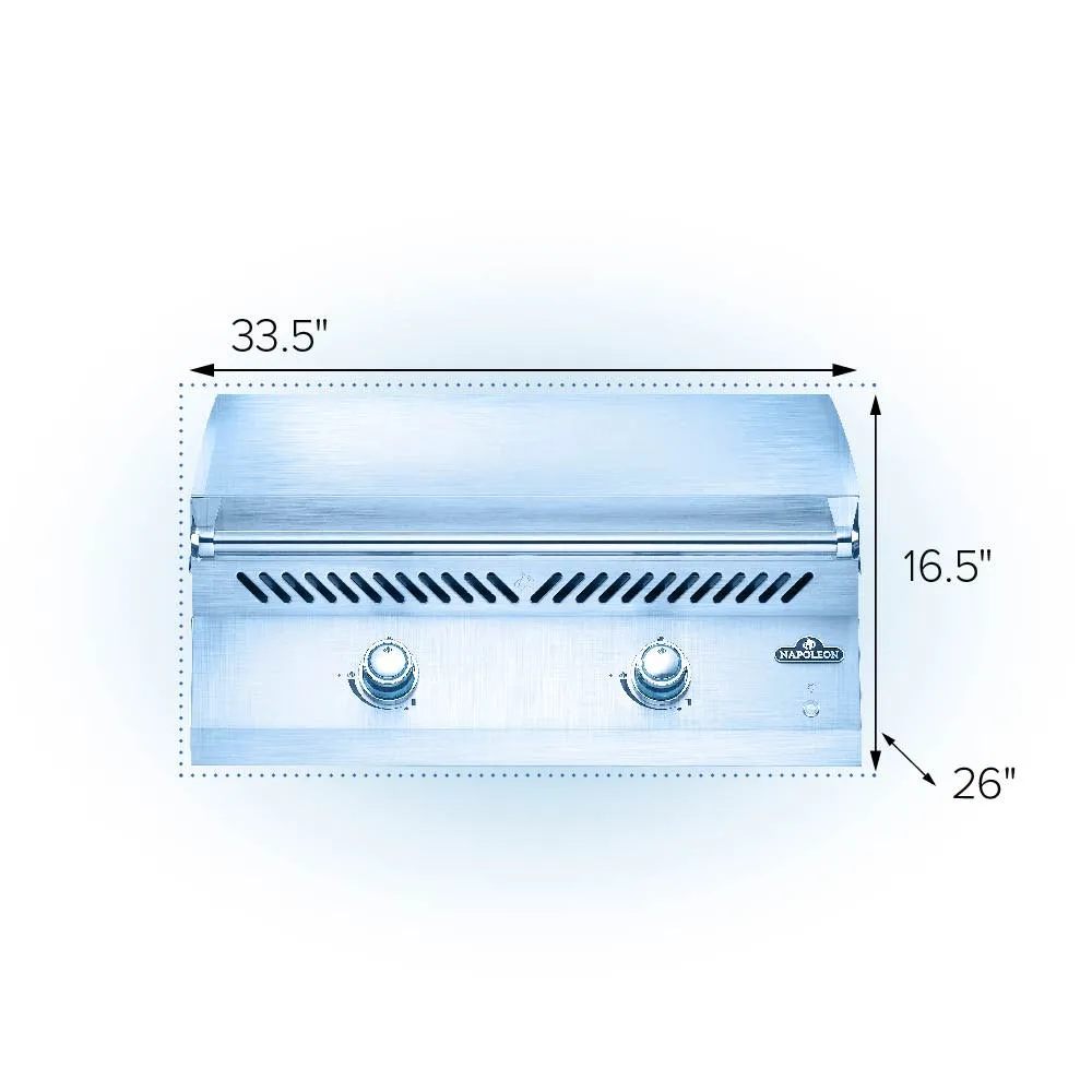 Napoleon Bbq BIG32FTPSS Built-In 700 Series 32 Griddle Stainless Steel . Propane. Stainless Steel