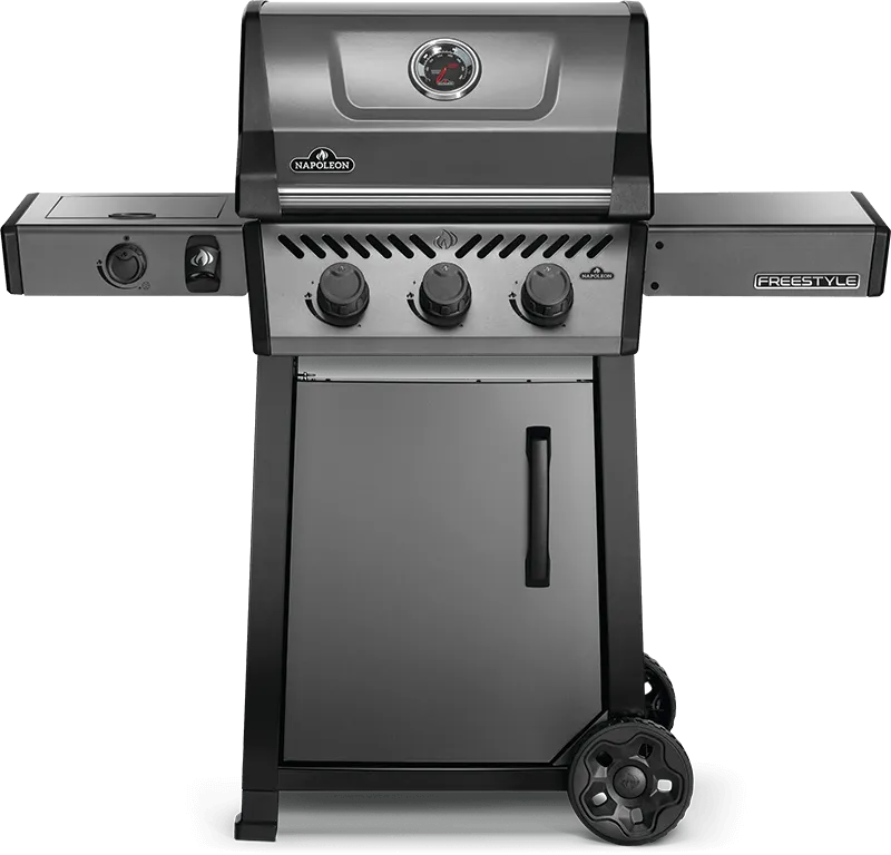 Napoleon Bbq F365DSBPGTECP Freestyle 365 Sb With Range Side Burner . Graphite Grey . Propane