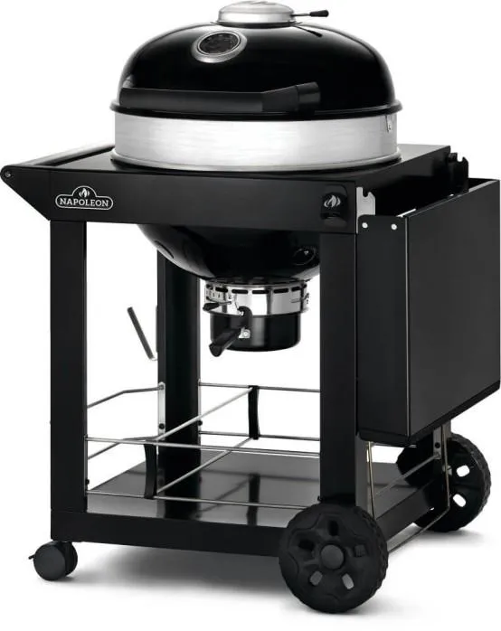 Napoleon Bbq PRO22KCART3 Professional 22 Charcoal Cart 22-Inch Kettle Grill With Cart . Charcoal. Black