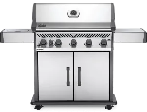 Napoleon Bbq RXT625SIBNSS1A Rogue Xt 625 Sib With Infrared Side Burner And Smoker Box . Stainless Steel . Natural Gas