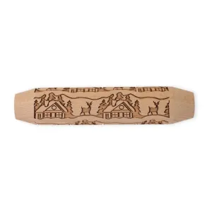 Nordic Ware Woodland Cottage Embossed Rolling Pin