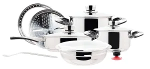 Nutri-Stahl 12-PC Cookware Set