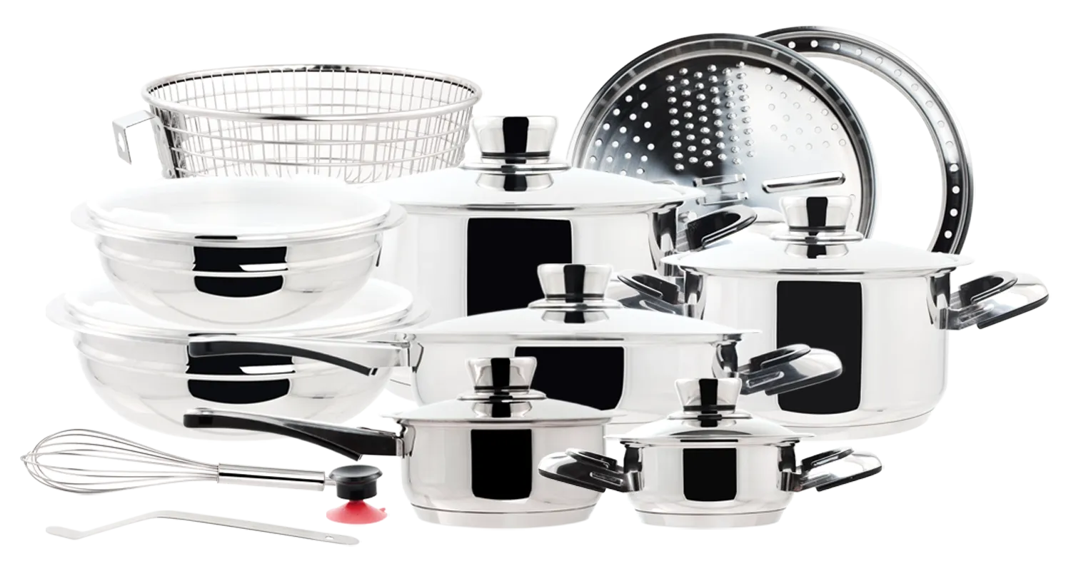 Nutri-Stahl 22-PC Cookware Set
