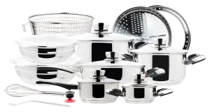 Nutri-Stahl 22-PC Cookware Set