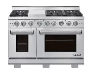 Nxr Ranges AK4807LP Nxr 48 Professional Range With Six Burners. Griddle. Convection Oven. Liquid Propane (Culinary Series)