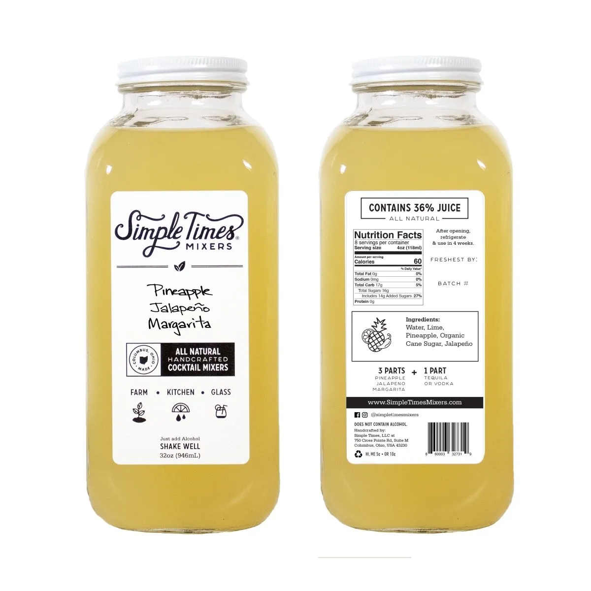 Pineapple Jalapeno Margarita