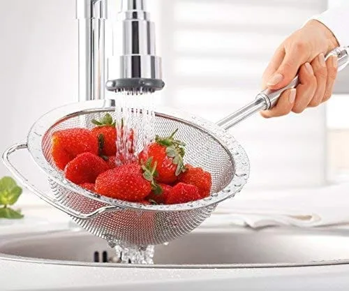 Rosle Round Handle Kitchen Strainer Fine Mesh