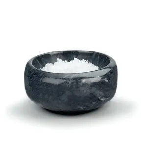 RSVP Black Marble Salt Bowl