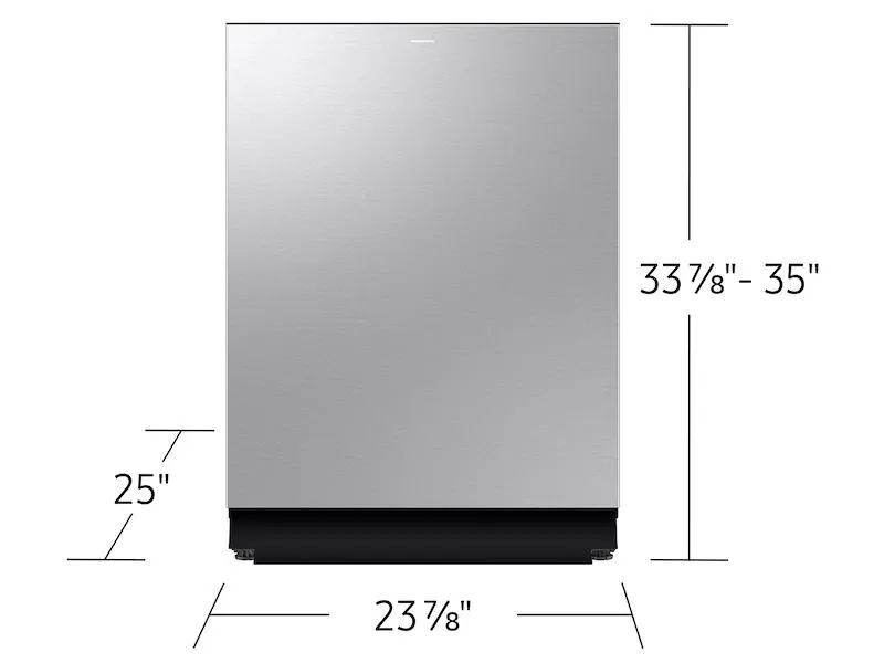 Samsung DW90F89P0USRAA 38 Dba Bespoke Auto Open Door Dishwasher With 3Rd Rack Washing System In Fingerprint Resistant Stainless Steel