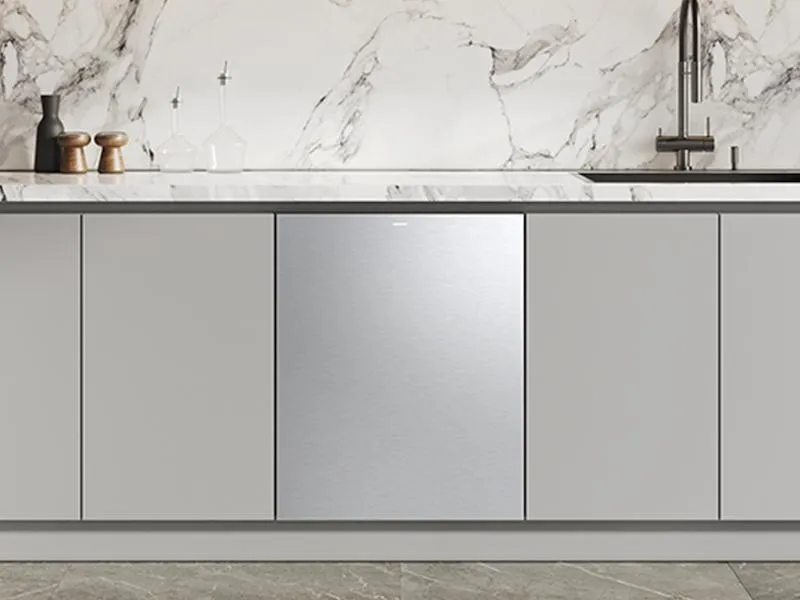 Samsung DW90F89P0USRAA 38 Dba Bespoke Auto Open Door Dishwasher With 3Rd Rack Washing System In Fingerprint Resistant Stainless Steel