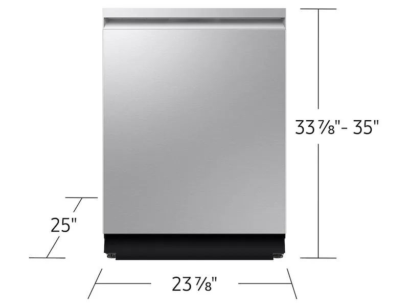 Samsung DW90F89T0USR 38 Dba Bespoke Smart Dishwasher With 3Rd Rack Washing System In Fingerprint Resistant Stainless Steel