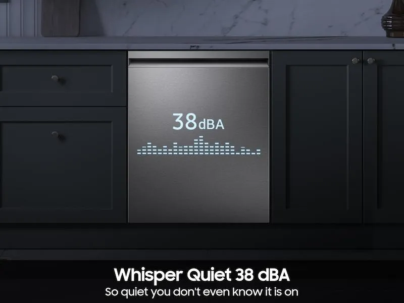 Samsung DW90F89T0USRAA 38 Dba Bespoke Smart Dishwasher With 3Rd Rack Washing System In Fingerprint Resistant Stainless Steel