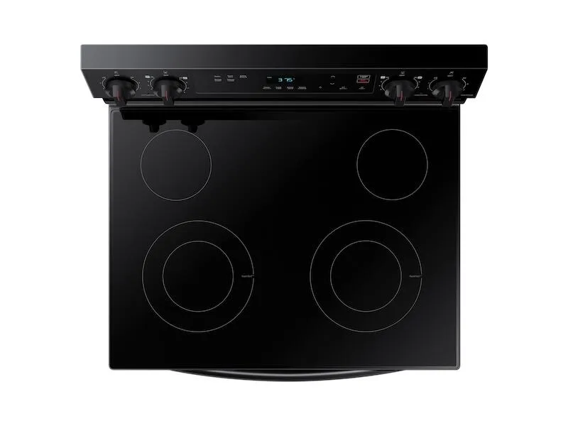 Samsung NE63A6111SB 6.3 Cu. Ft. Smart Freestanding Electric Range With Steam Clean In Black