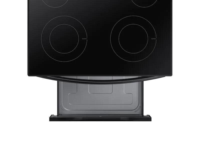 Samsung NE63A6111SB 6.3 Cu. Ft. Smart Freestanding Electric Range With Steam Clean In Black