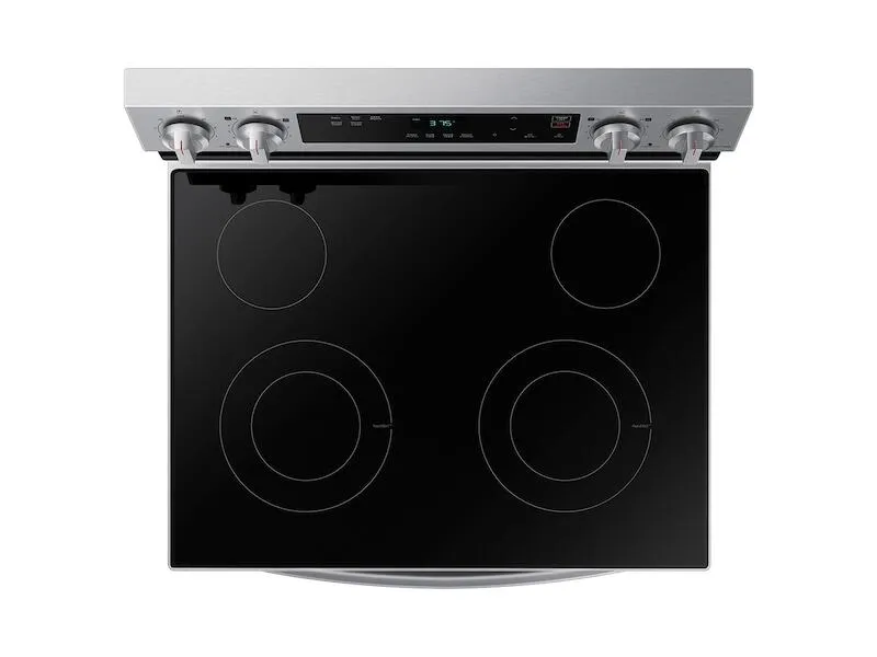 Samsung NE63A6111SS 6.3 Cu. Ft. Smart Freestanding Electric Range With Steam Clean In Stainless Steel