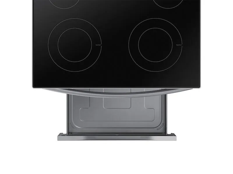 Samsung NE63A6111SS 6.3 Cu. Ft. Smart Freestanding Electric Range With Steam Clean In Stainless Steel