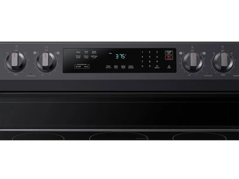 Samsung NE63A6311SG 6.3 Cu. Ft. Smart Freestanding Electric Range With Rapid Boil&#8482; & Self Clean In Black Stainless Steel