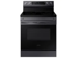 Samsung NE63A6311SG 6.3 Cu. Ft. Smart Freestanding Electric Range With Rapid Boil&#8482; & Self Clean In Black Stainless Steel