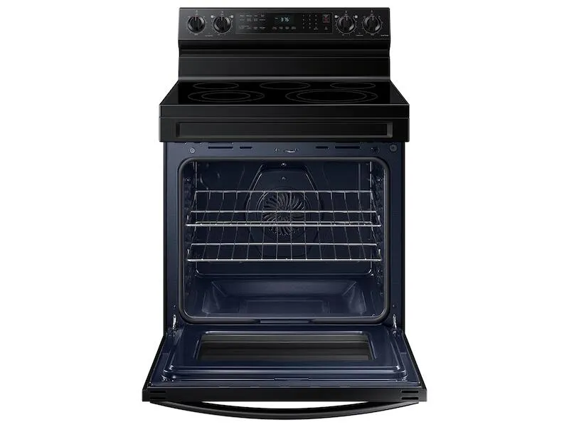 Samsung NE63A6511SB 6.3 Cu. Ft. Smart Freestanding Electric Range With No-Preheat Air Fry & Convection In Black