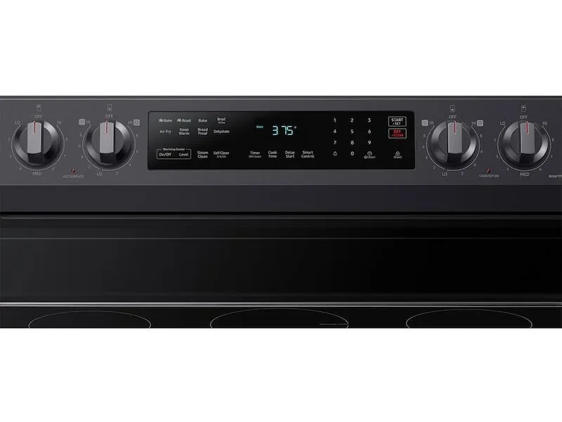 Samsung NE63A6511SG 6.3 Cu. Ft. Smart Freestanding Electric Range With No-Preheat Air Fry & Convection In Black Stainless Steel