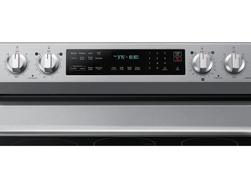 Samsung NE63A6711SS 6.3 Cu. Ft. Smart Freestanding Electric Range With No-Preheat Air Fry. Convection  & Griddle In Stainless Steel