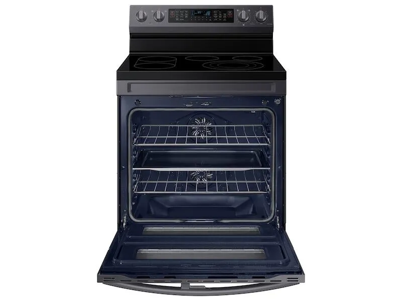 Samsung NE63A6751SG 6.3 Cu. Ft. Smart Freestanding Electric Range With Flex Duo&#8482;. No-Preheat Air Fry & Griddle In Black Stainless Steel