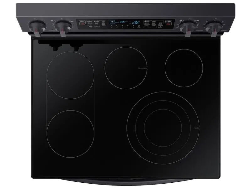 Samsung NE63A6751SG 6.3 Cu. Ft. Smart Freestanding Electric Range With Flex Duo&#8482;. No-Preheat Air Fry & Griddle In Black Stainless Steel
